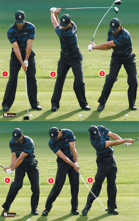 挥杆分解图 - 武汉中球高尔夫工程有限公司